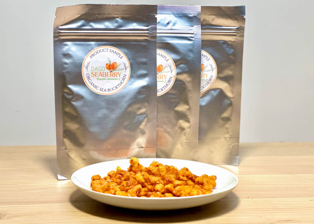 Freeze dried sea buckthorn berries