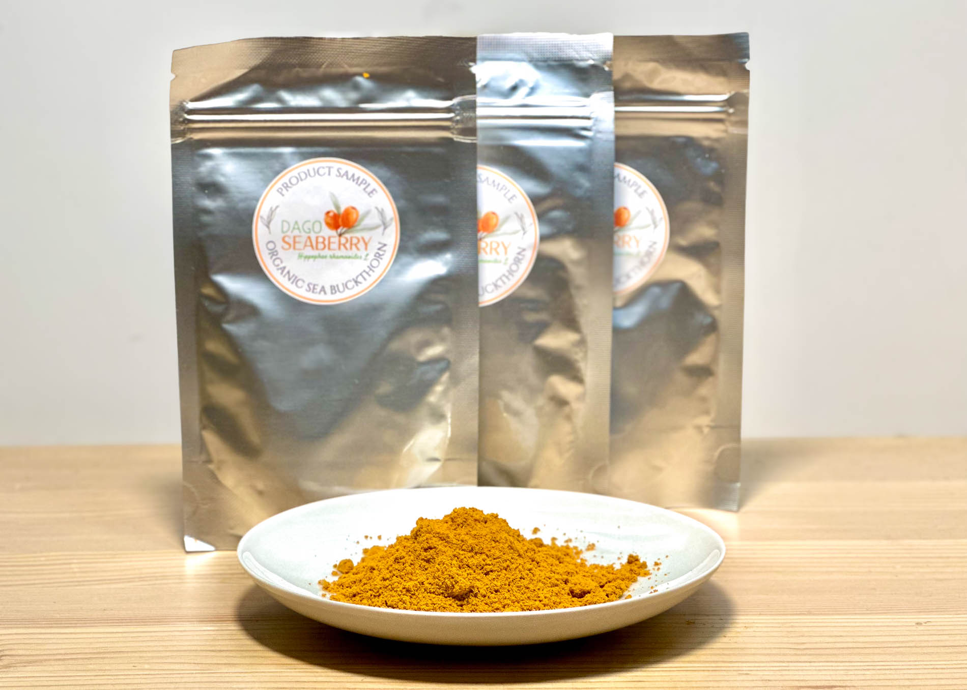 Freeze-Dried Sea Buckthorn Powder & Crumble