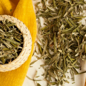 Sea buckthorn leaves in dried form