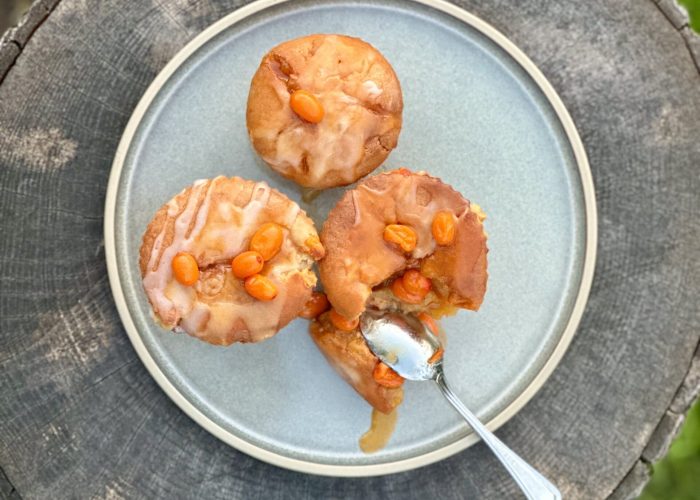 Sea Buckthorn Muffins with Sour Cream